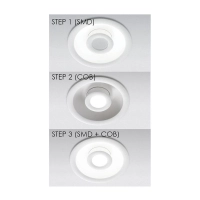 Ai Lati Lights Eclipse White LED 14+14W 3000K Recessed