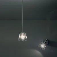 Flos Romeo Babe S Suspension Lamp in Borosilicate And