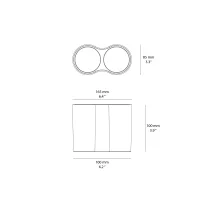 Luce & Light Intono C IN 2.3 and 3.3 ceiling spotlight