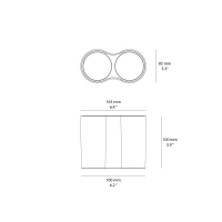 Luce & Light Intono C IN 2.3 e 3.3 faretto da soffitto