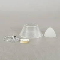 Flos Romeo Moon S2 Chandelier In Borosilicate Acidated Glass By