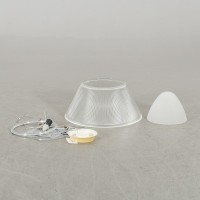 Flos Romeo Moon S2 Lampadario In Vetro Borosilicato Acidato By