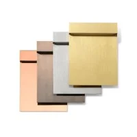Flos Real Matter LED Lampada da Parete Incasso 3W Oro Spazzolato