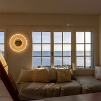 DCW Iris wall lamp with mirror