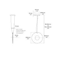 DCW Iris Vertical lampada a sospensione DCW Iris Vertical lampada a sospensione