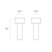 Foscarini Fleur lampada a batteria da tavolo portabile