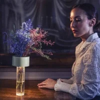 Foscarini Fleur lampada a batteria da tavolo portabile