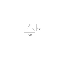 Martinelli Luce Cono lampada a sospensione