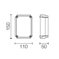 Flos Real Matter Cassaforma Lampada da Parete Incasso