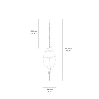 Terzani Atlantis suspension lamp