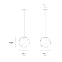 Foscarini Hoba led suspension lamp