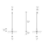 Vibia Brisa single floor lamp