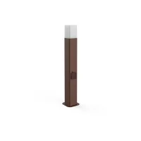 Lampo outdoor Bollard Tricolor with schuko socket Lampo outdoor Bollard Tricolor with schuko socket