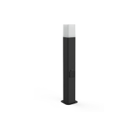Lampo outdoor Bollard Tricolor with schuko socket