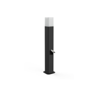 Lampo outdoor Bollard Tricolor with schuko socket