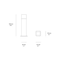 Lampo outdoor Bollard Tricolor with schuko socket Lampo outdoor Bollard Tricolor with schuko socket