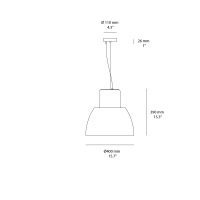 Nemo Lorosae suspension lamp