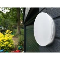 Lampo Wall or Ceiling Lamp 14W Ø26 White Color In Polycarbonate