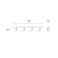 Astro Lighting Juno Four Bar lampada da soffitto