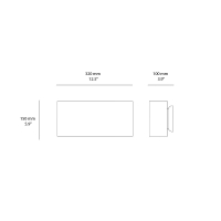 Astro Lighting Comino 320 lampada da parete