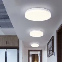 Lampo Wall or Ceiling Lamp 24W Ø33 White Color In Polycarbonate