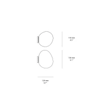 Foscarini Gregg ceiling and wall lamp
