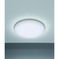 Lampo Wall or Ceiling Lamp 24W Ø33 White Color In Polycarbonate