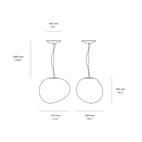 Foscarini Gregg led suspension lamp