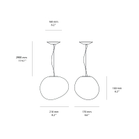 Foscarini Gregg led suspension lamp
