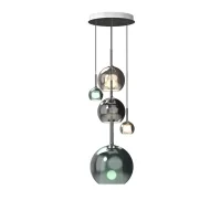 Penta Composizione multipla 5 lampada a sospensione Glo