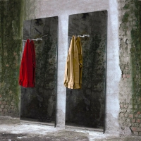 Minotti Chiodo Fisso mirror coat hanger