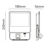 Bot Lighting Orlando outdoor led floodlight with presence sensor Bot Lighting Orlando outdoor led floodlight with presence sensor
