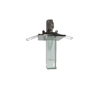 Recessed crystal for optical fibre