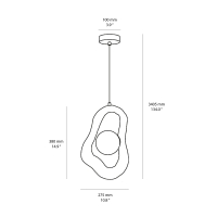 Maytoni Opus suspension lamp