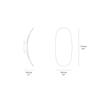 Penta Vela wall lamp