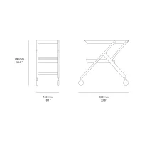 Alessi Plico carrello pieghevole