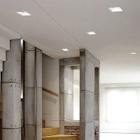 EXENIA Square Trim Per LED111 Faretto Incasso Quadrato Bianco