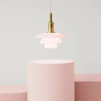 Louis Poulsen PH 3/3 Suspension Pale Rose middle shade