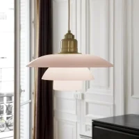 Louis Poulsen PH 3½-3 Suspension schermo intermedio Pale Rose