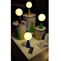 Fontana Arte Bilia Mini Table Lamp With Diffused Light By Gio