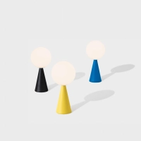 Fontana Arte Bilia Mini Table Lamp With Diffused Light By Gio
