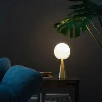 Fontana Arte Bilia Lampada da Tavolo A Luce Diffusa By Gio Ponti