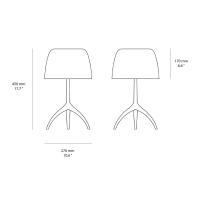 Foscarini Lumiere grande lampada da tavolo