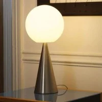 Fontana Arte Bilia LED 9W Table Lamp With Diffused Light By Gio