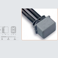 Lampo STEAB Scatola Di Connessione IP68 2 USCITE con ancoraggio