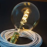 Lampadina LED Spiral XL G200 Amber Gold E27 5W 2200K 250lm
