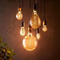 Lampadina LED Spiral XL G200 Amber Gold E27 5W 2200K 250lm
