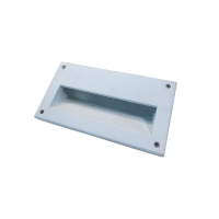 Civic Eolo White Recessed Wall Lamp for Outdoor