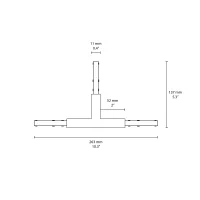 Flos Zero Track Pro T connector feed