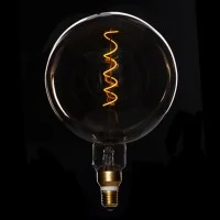Lampadina LED Spirale XL G200 Grigio Fumo E27 5W 2200K 250lm